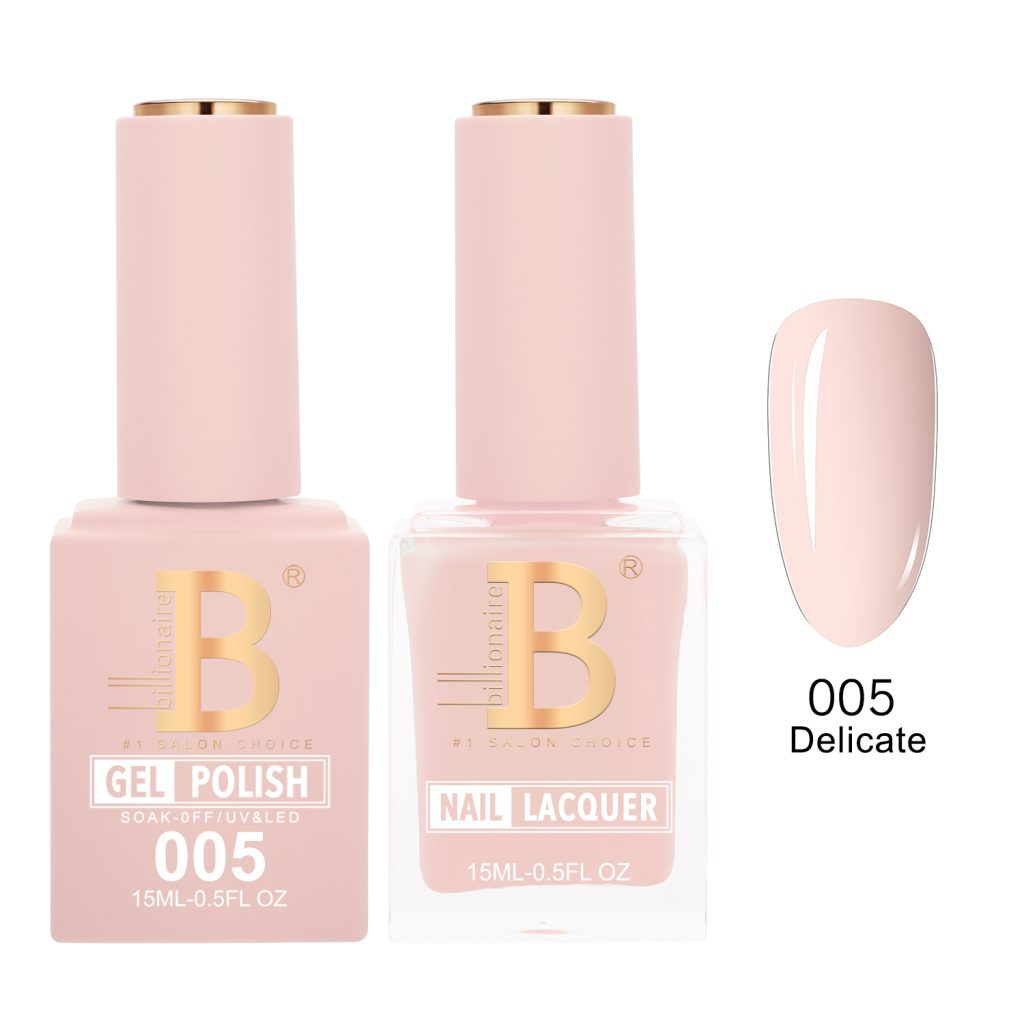 Billionaire Imperial Duo Matching Color Set – #001 - 050 Gel + Lacquer (0.5oz / 15ml)