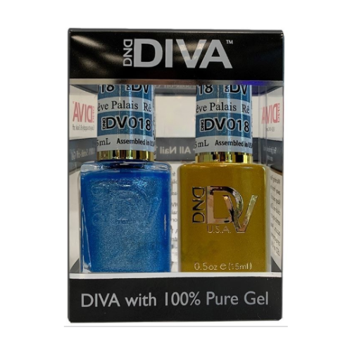 DND - DIVA Gel & Lacquer Duo (#01 - #72) - NEW 2024