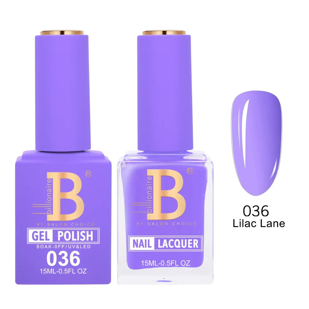 Billionaire Imperial Duo Matching Color Set – #001 - 050 Gel + Lacquer (0.5oz / 15ml)