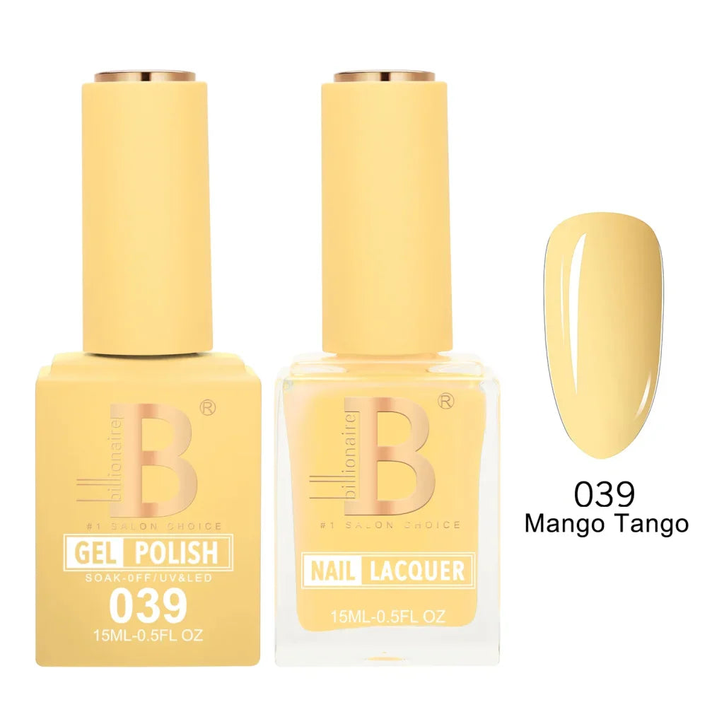 Billionaire Imperial Duo Matching Color Set – #001 - 050 Gel + Lacquer (0.5oz / 15ml)
