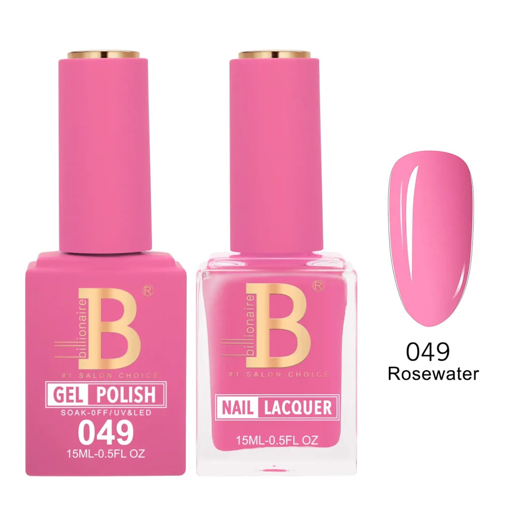 Billionaire Imperial Duo Matching Color Set – #001 - 050 Gel + Lacquer (0.5oz / 15ml)