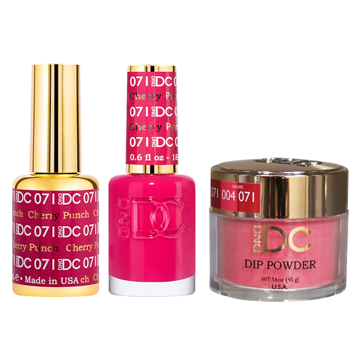 DND - DC Gel & Lacquer & Dip Trio (#71 - #144)