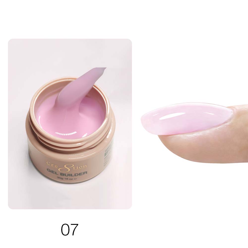 Cre8tion Overlay Builder Gel, Hema Free, Low Heat 1oz #07