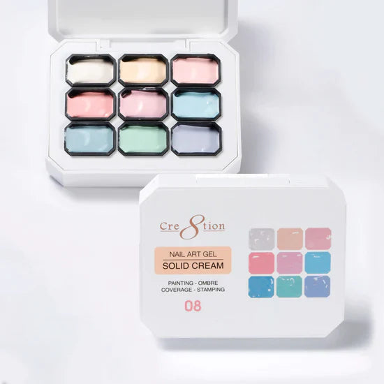 Cre8tion Nail Art Gel - Solid Cream