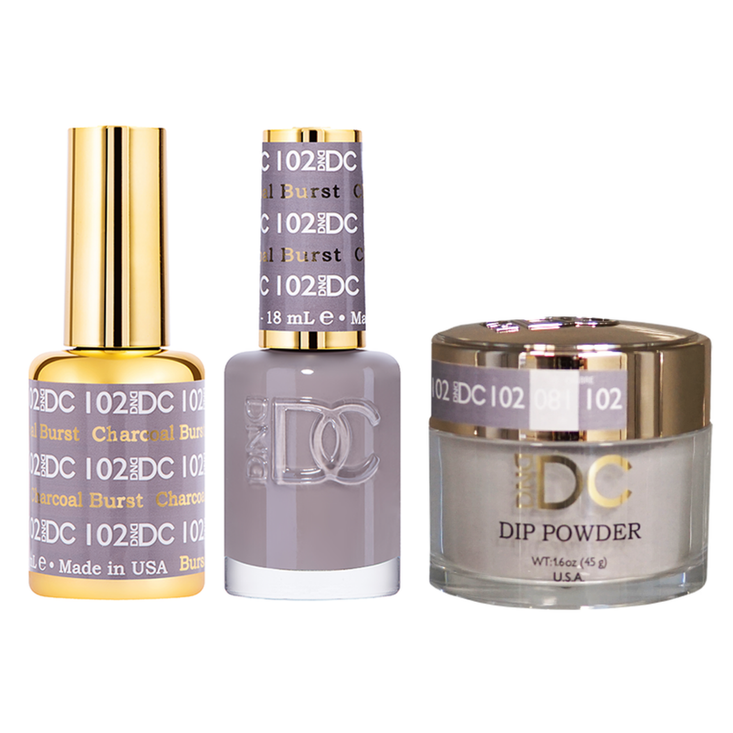 DND - DC Gel & Lacquer & Dip Trio (#71 - #144)