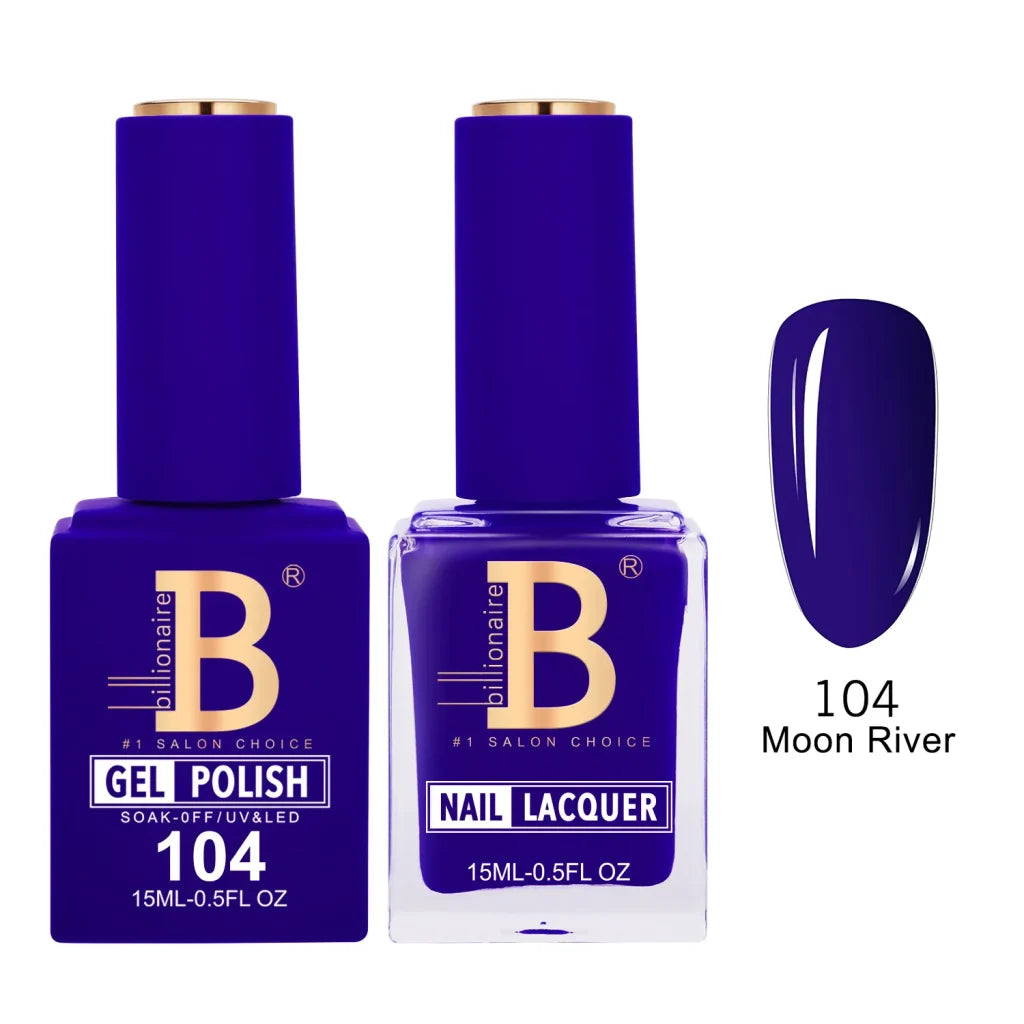 Billionaire Imperial Duo Matching Color Set – #101 - 150 Gel + Lacquer (0.5oz / 15ml)