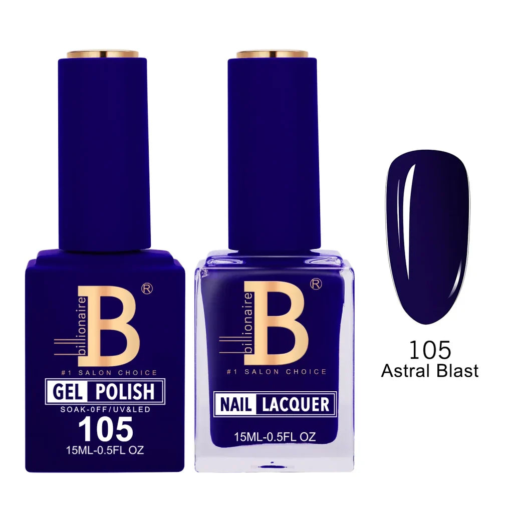 Billionaire Imperial Duo Matching Color Set – #101 - 150 Gel + Lacquer (0.5oz / 15ml)