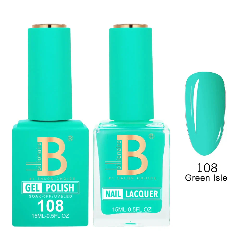 Billionaire Imperial Duo Matching Color Set – #101 - 150 Gel + Lacquer (0.5oz / 15ml)