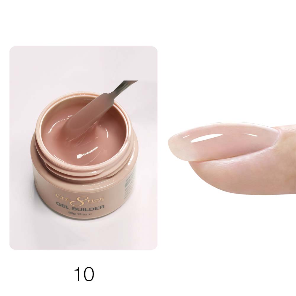 Cre8tion Overlay Builder Gel, Hema Free, Low Heat 1oz #10