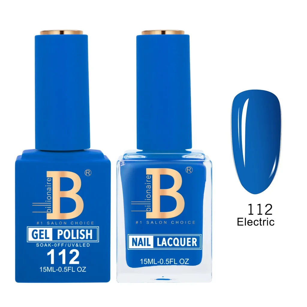 Billionaire Imperial Duo Matching Color Set – #101 - 150 Gel + Lacquer (0.5oz / 15ml)