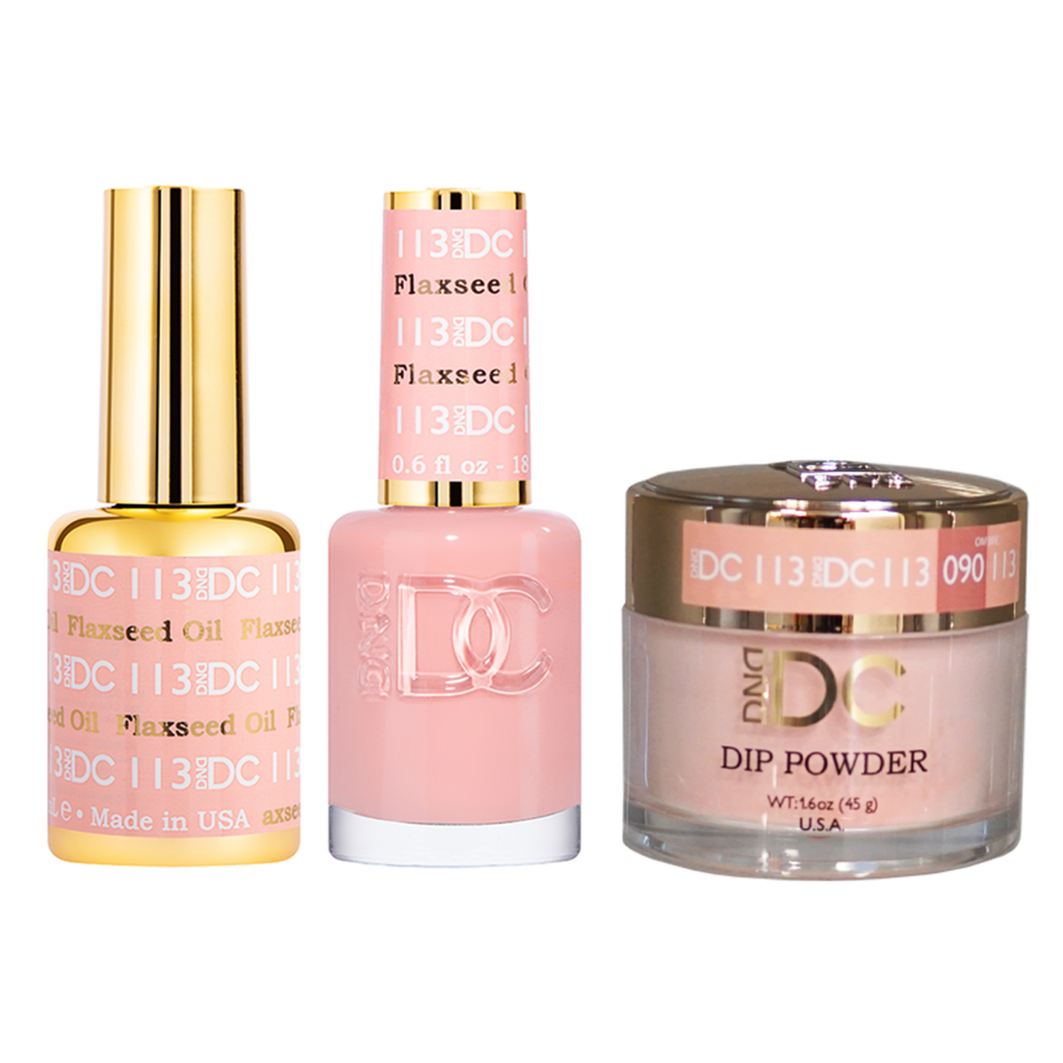 DND - DC Gel & Lacquer & Dip Trio (#71 - #144)