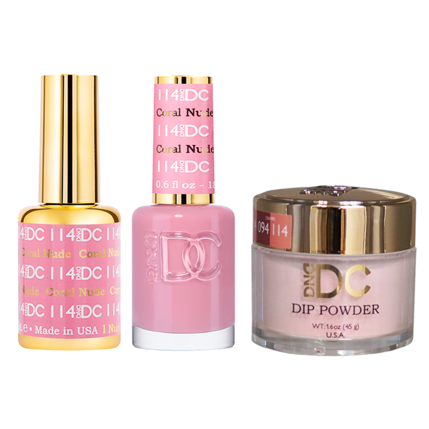 DND - DC Gel & Lacquer & Dip Trio (#71 - #144)