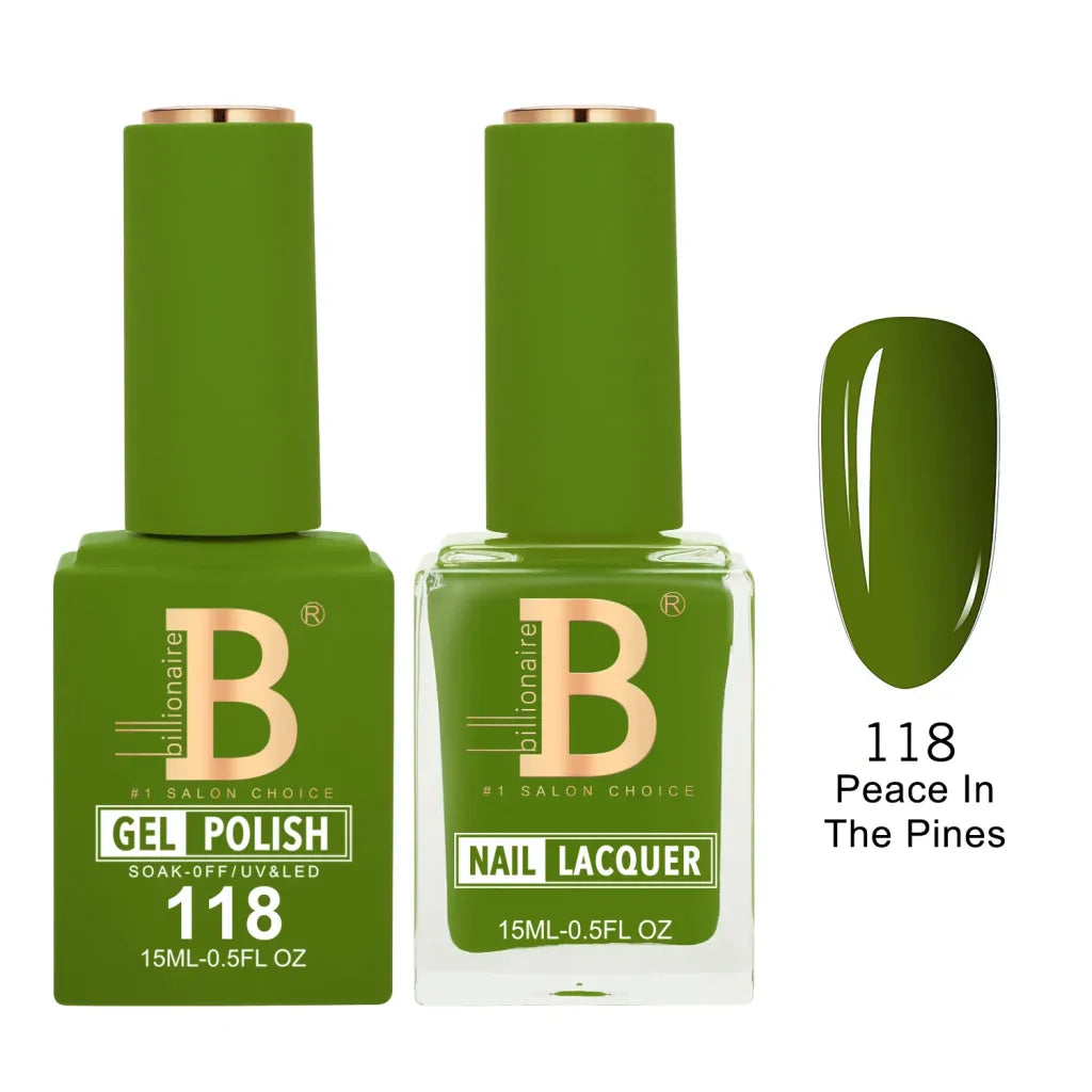 Billionaire Imperial Duo Matching Color Set – #101 - 150 Gel + Lacquer (0.5oz / 15ml)
