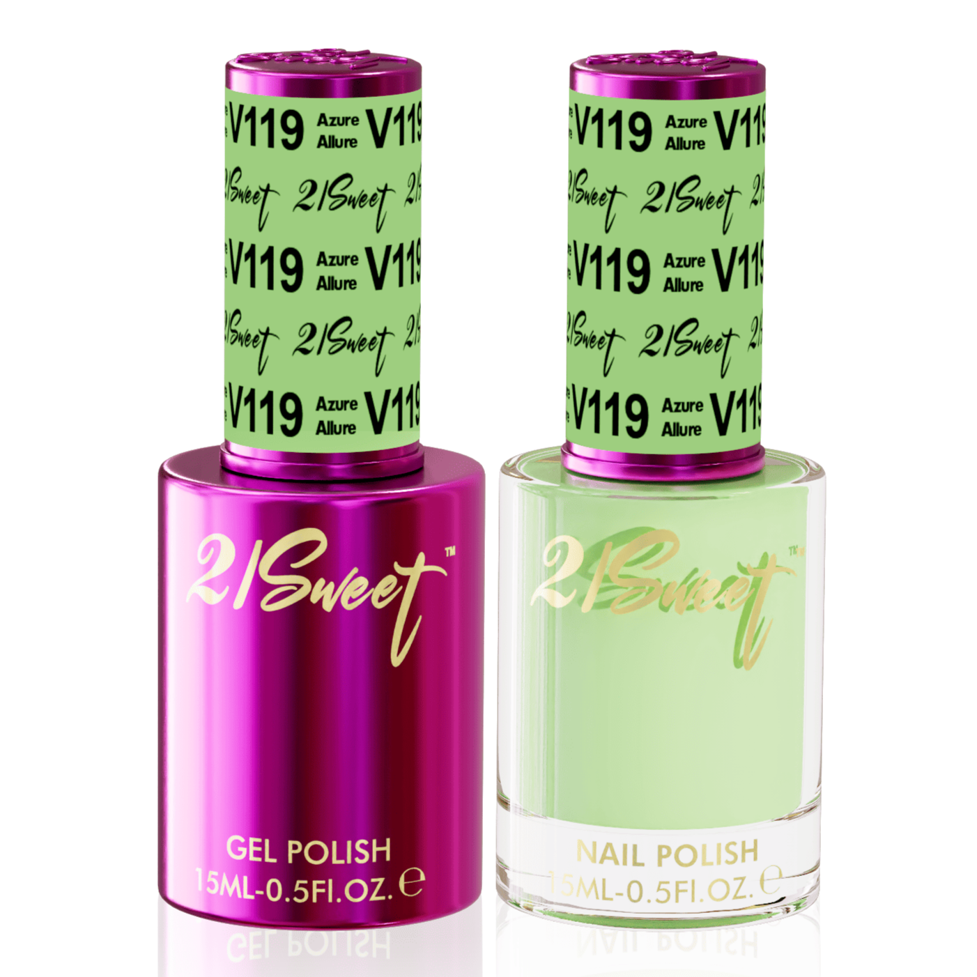 21Sweet - Gel & Lacquer Duo (#101 - #200) - NEW 2024