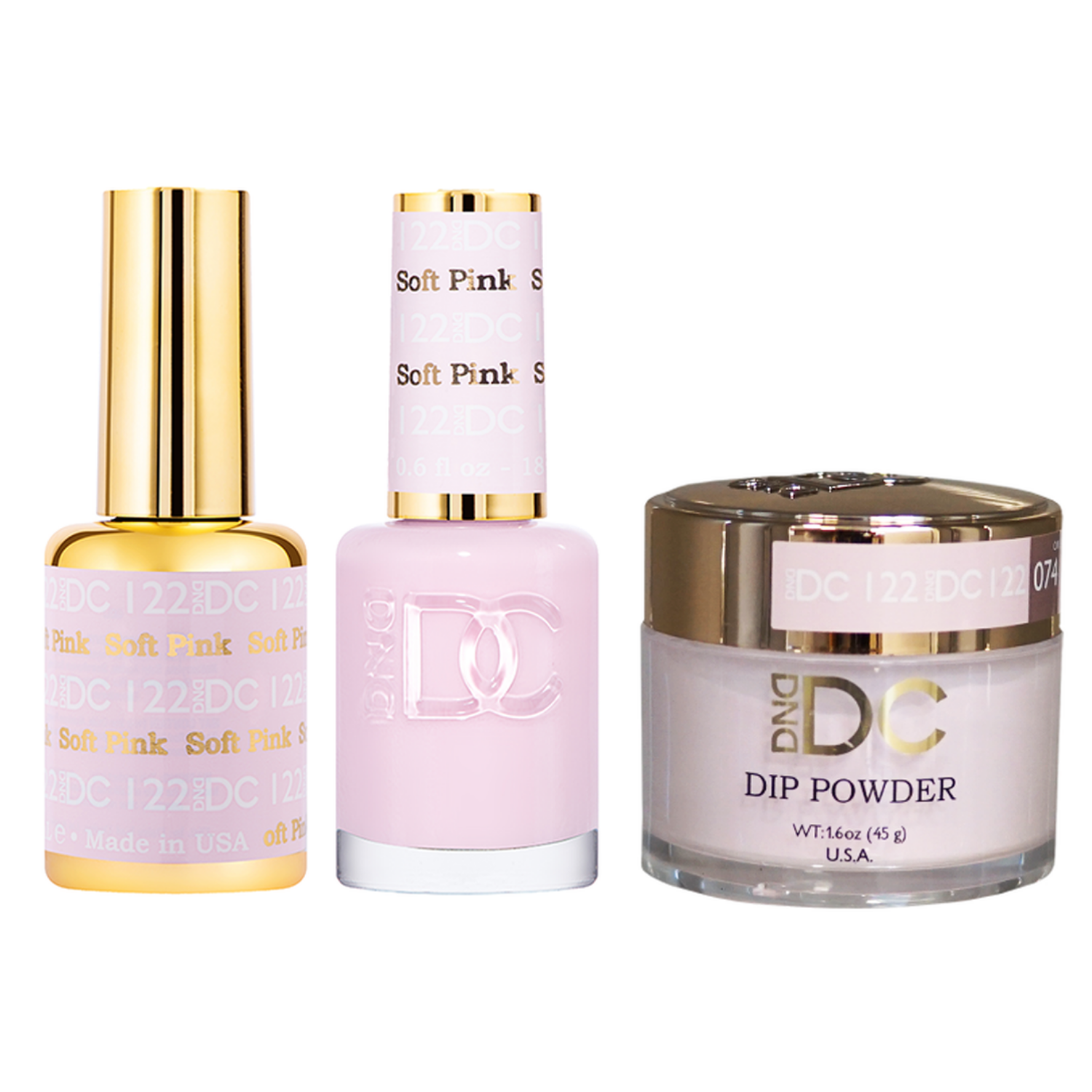 DND - DC Gel & Lacquer & Dip Trio (#71 - #144)