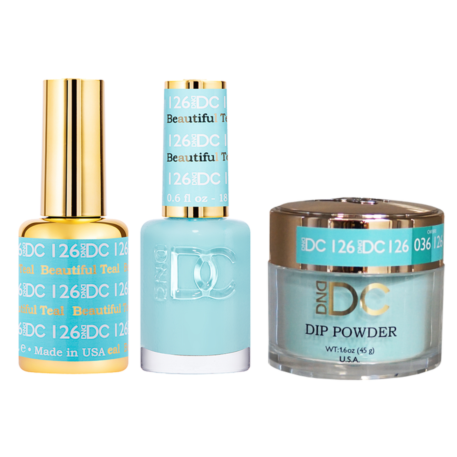 DND - DC Gel & Lacquer & Dip Trio (#71 - #144)