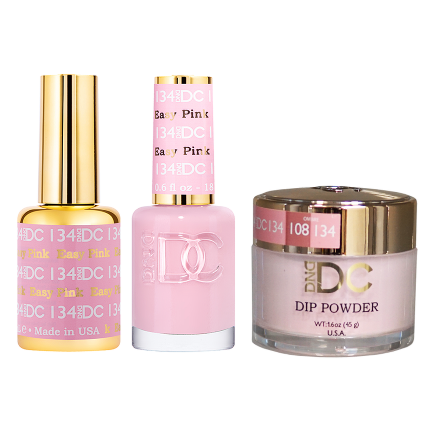 DND - DC Gel & Lacquer & Dip Trio (#71 - #144)