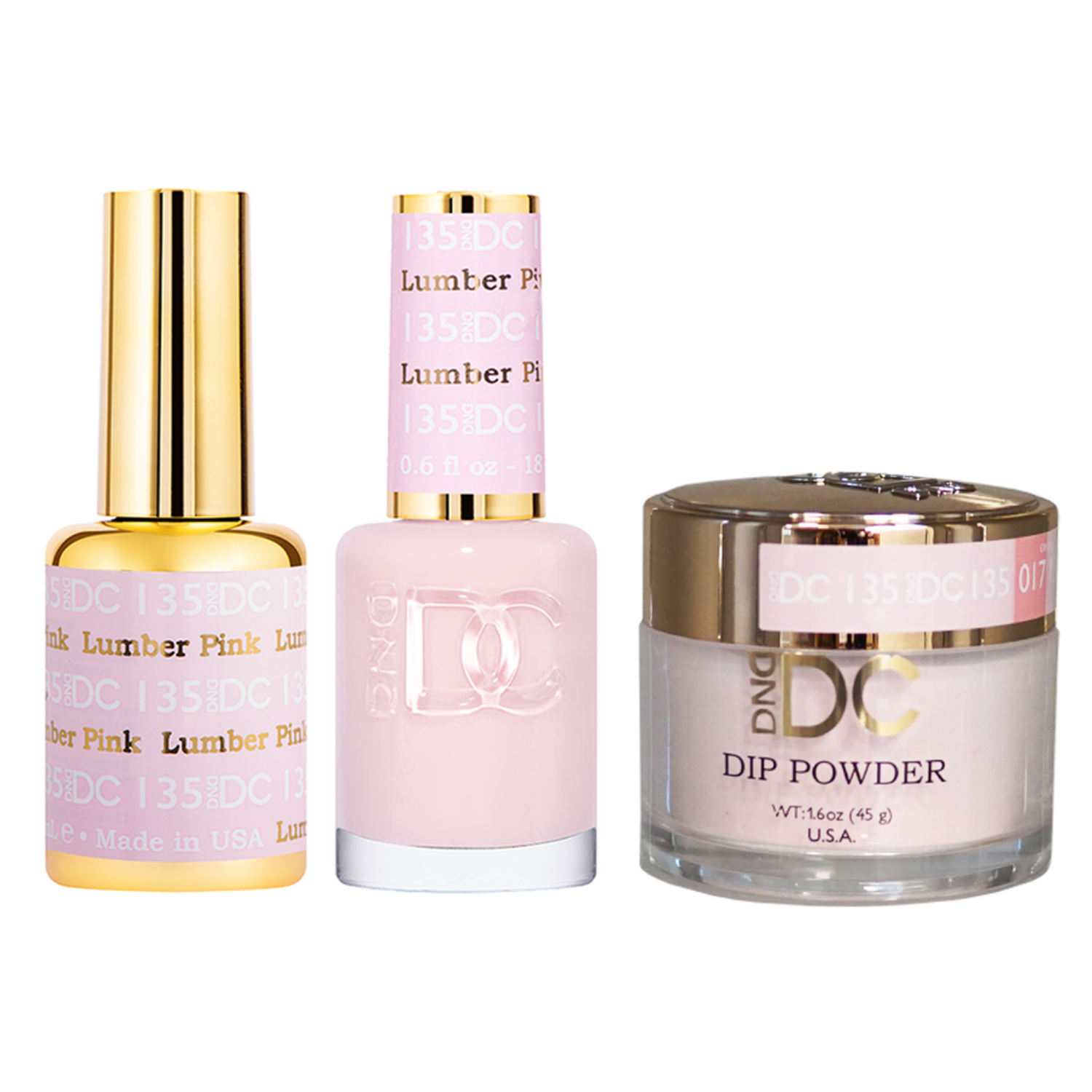 DND - DC Gel & Lacquer & Dip Trio (#71 - #144)