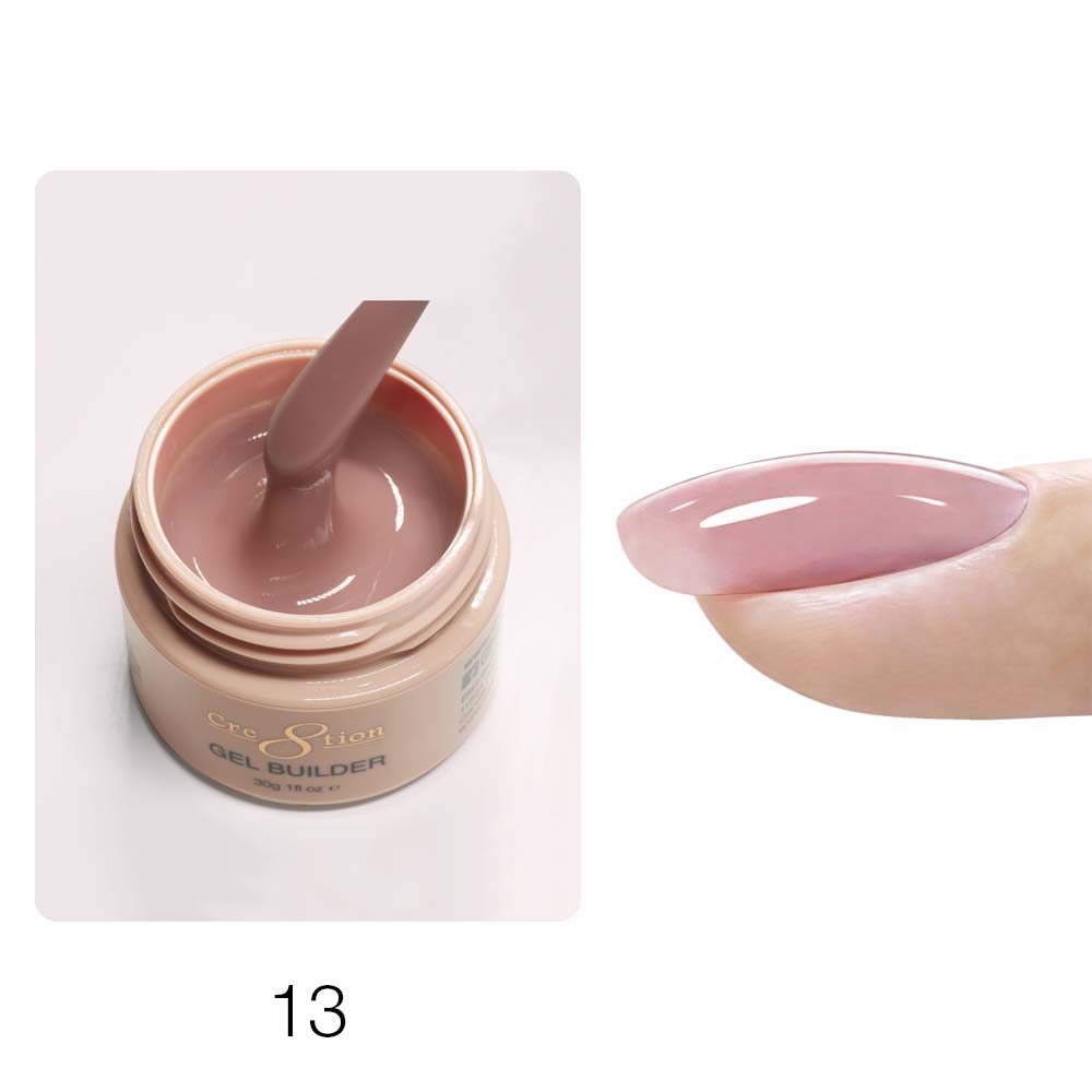 Cre8tion Gel Collection, Hema Free, Low Heat, Overlay Builder Gel - Full Set 18 Colors