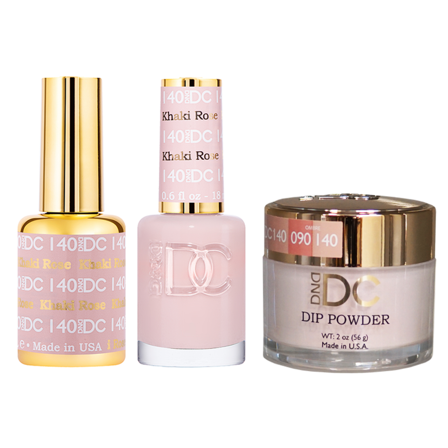 DND - DC Gel & Lacquer & Dip Trio (#71 - #144)