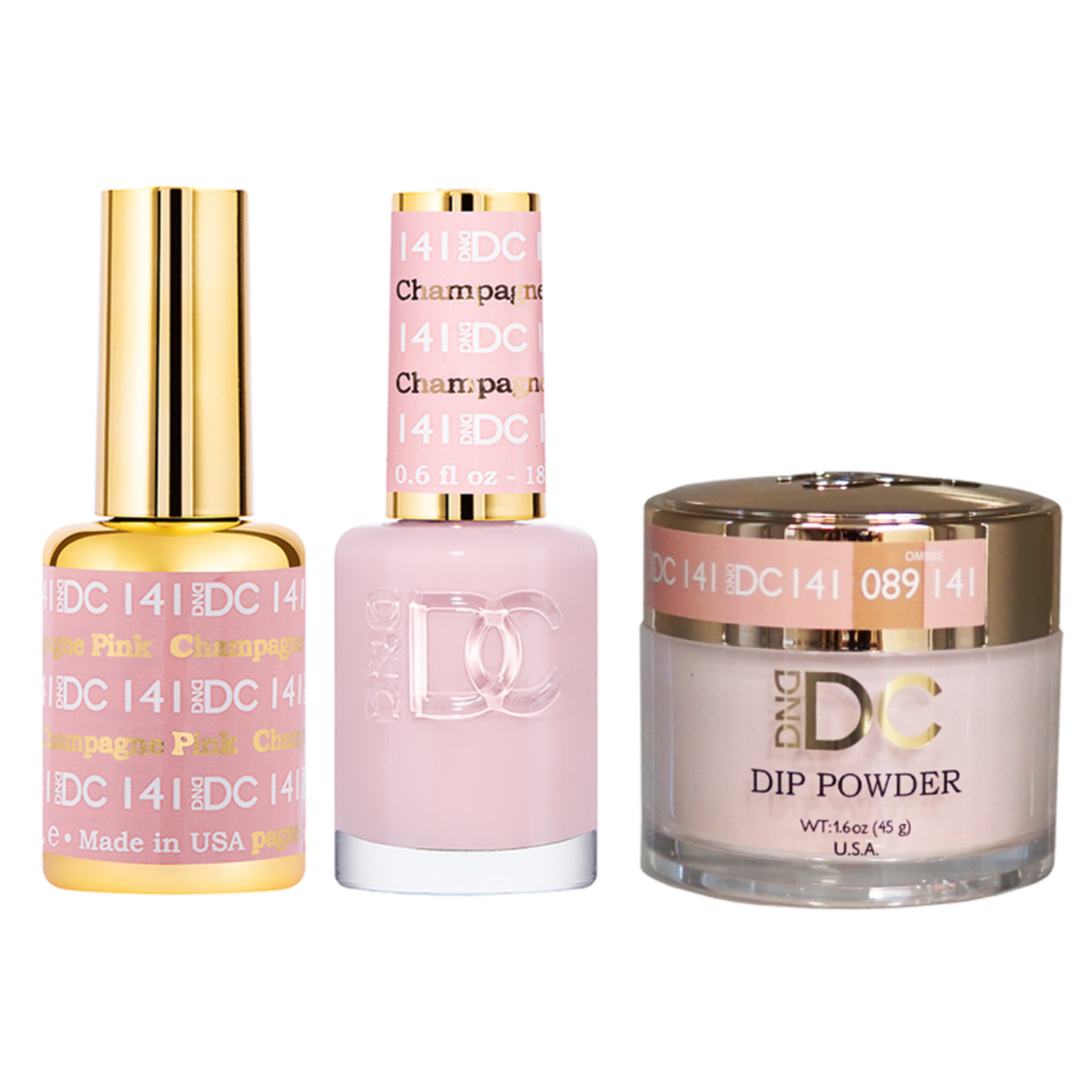 DND - DC Gel & Lacquer & Dip Trio (#71 - #144)