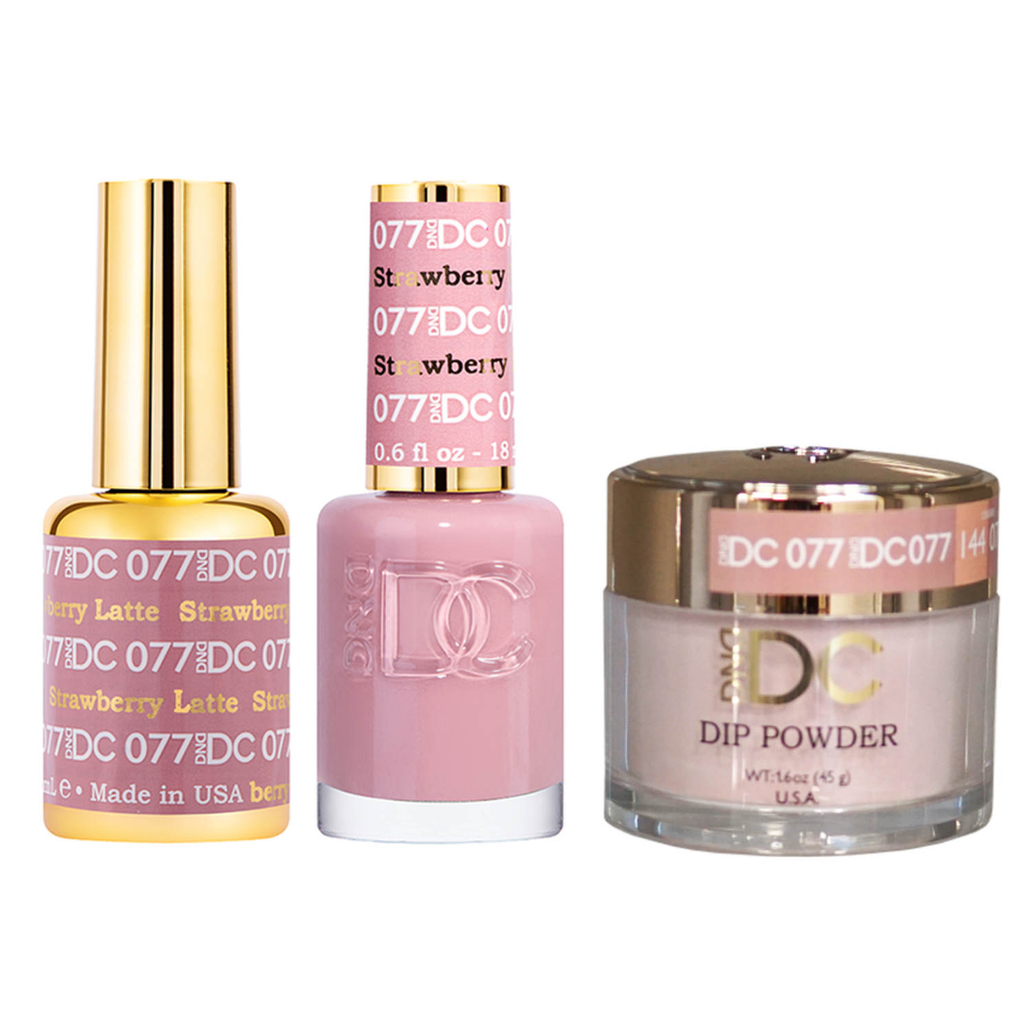 DND - DC Gel & Lacquer & Dip Trio (#71 - #144)