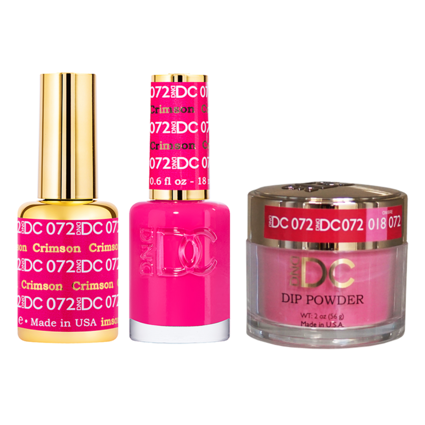 DND - DC Gel & Lacquer & Dip Trio (#71 - #144)