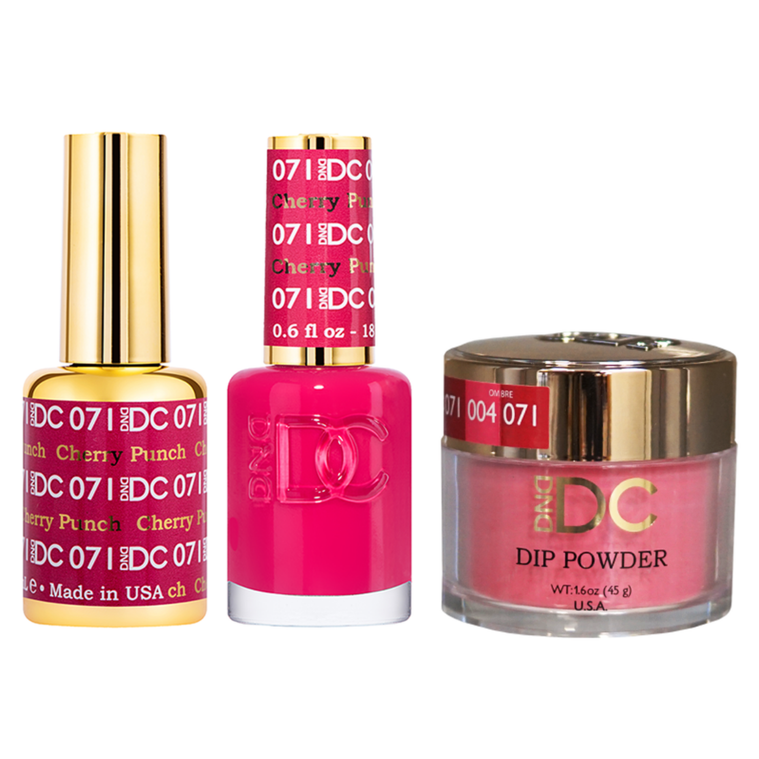 DND - DC Gel & Lacquer & Dip Trio (#71 - #144)