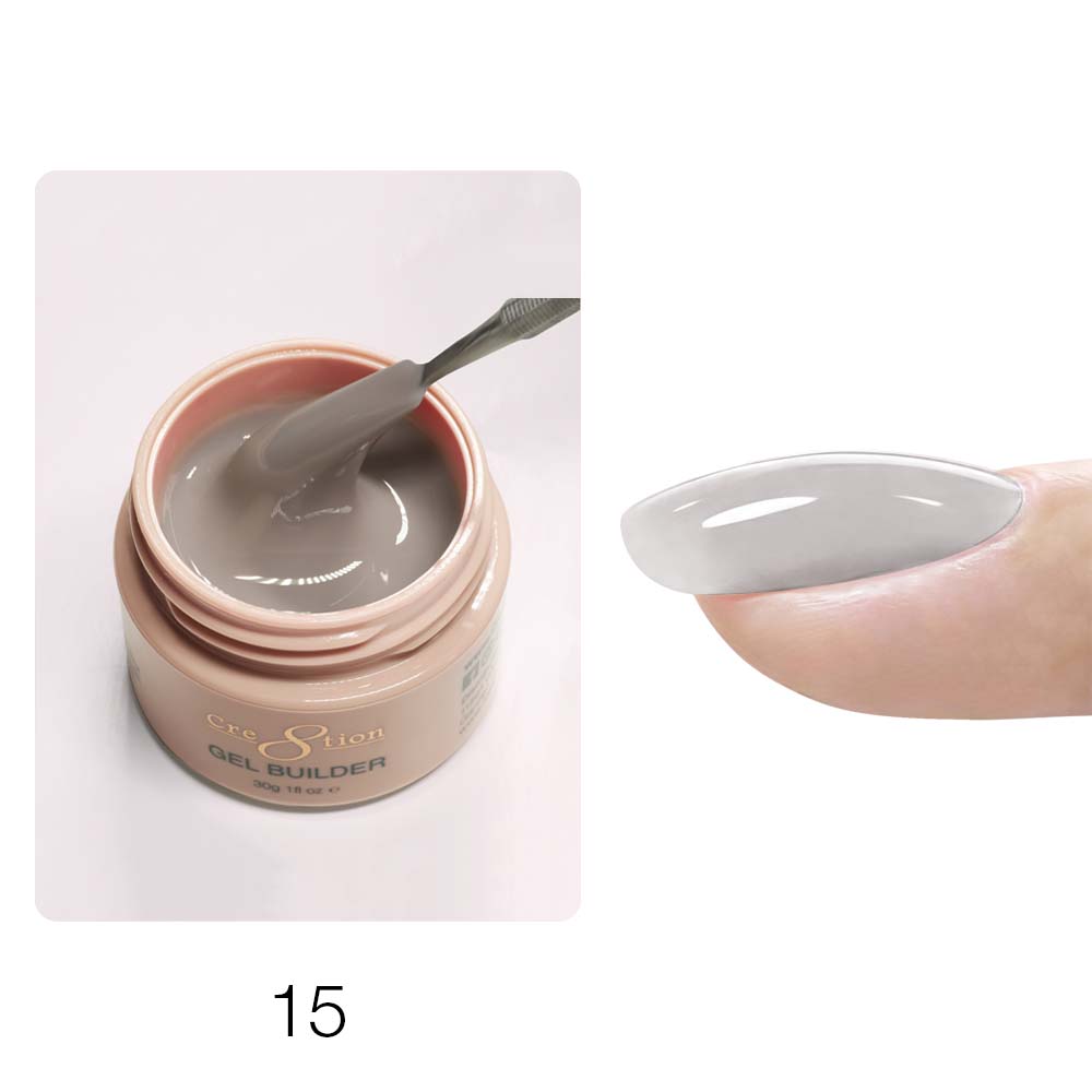 Cre8tion Gel Collection, Hema Free, Low Heat, Overlay Builder Gel - Full Set 18 Colors