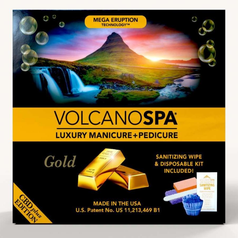 Volcano - Pedicure Deluxe 5in1 (Case 36 Boxes) - Gold