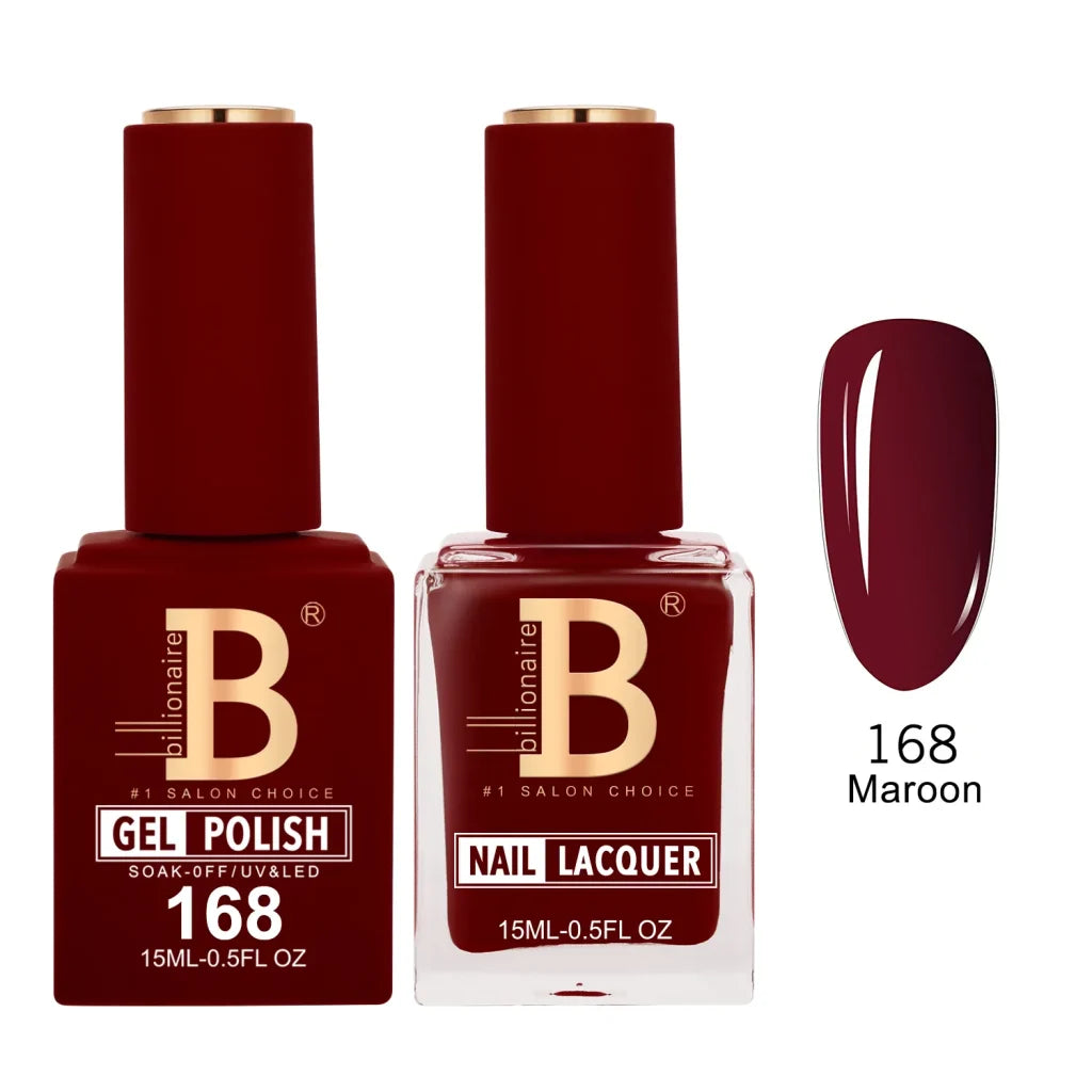 Billionaire Imperial Duo Matching Color Set – #150 - 200 Gel + Lacquer (0.5oz / 15ml)