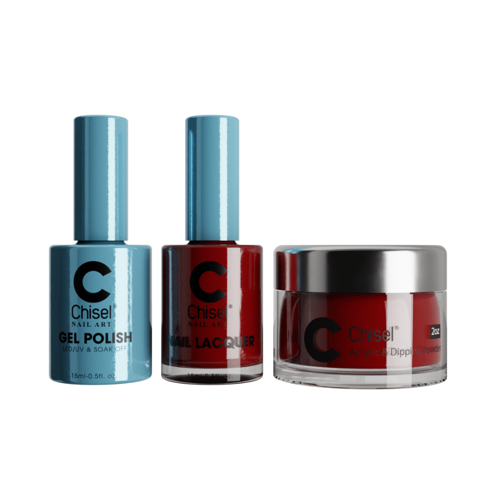 Chisel - Gel & Lacquer & Dip Trio Solid (#01 - #100) - NEW 2024