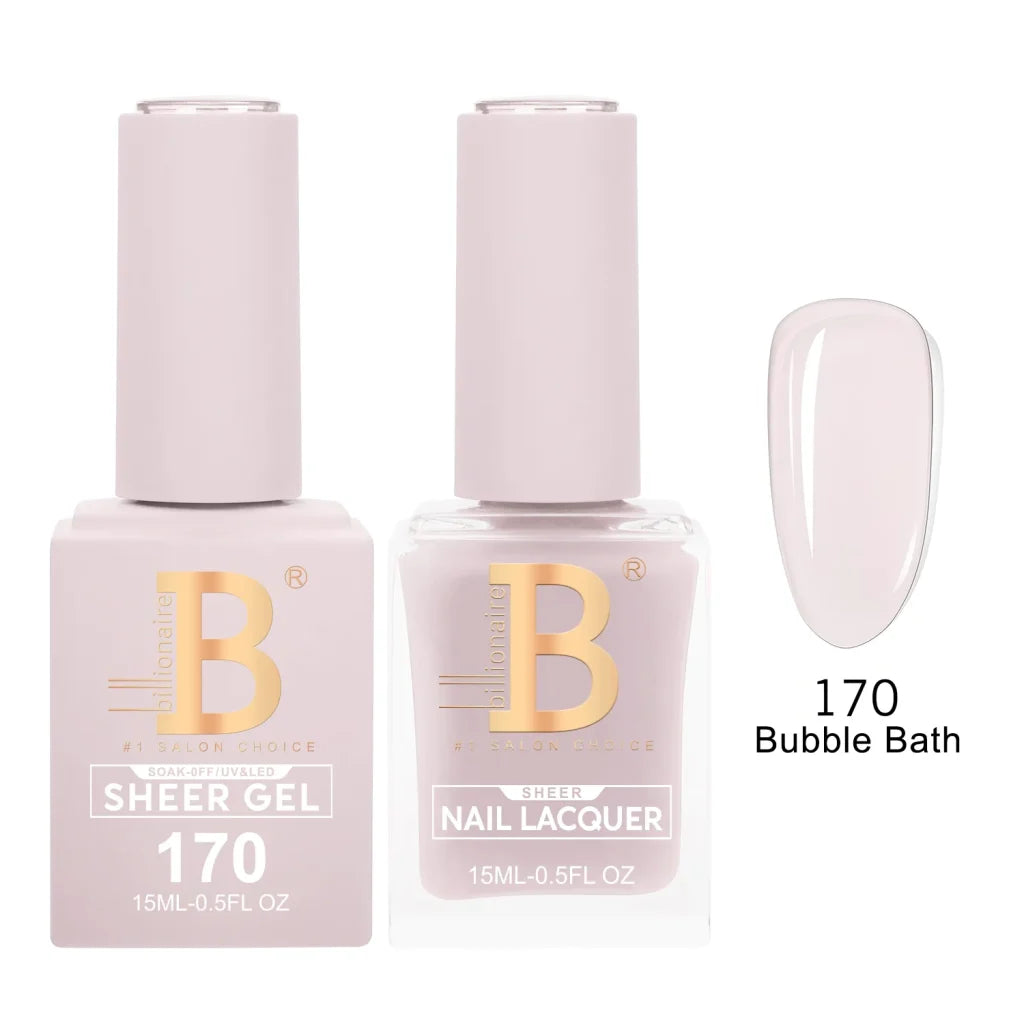 Billionaire Imperial Duo Matching Color Set – #150 - 200 Gel + Lacquer (0.5oz / 15ml)