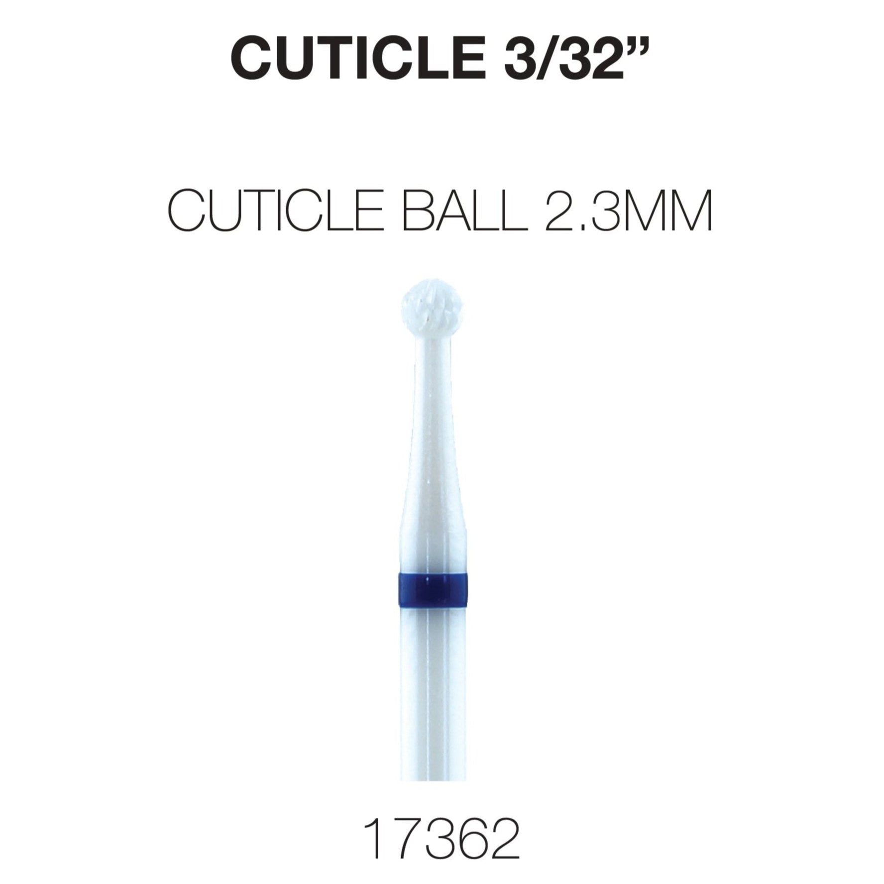 Cre8tion - Cuticle Ceramic Bit - 3/32