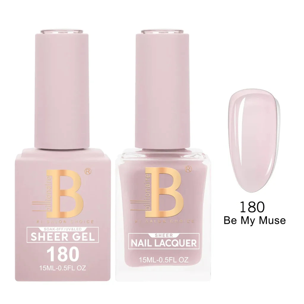 Billionaire Imperial Duo Matching Color Set – #150 - 200 Gel + Lacquer (0.5oz / 15ml)