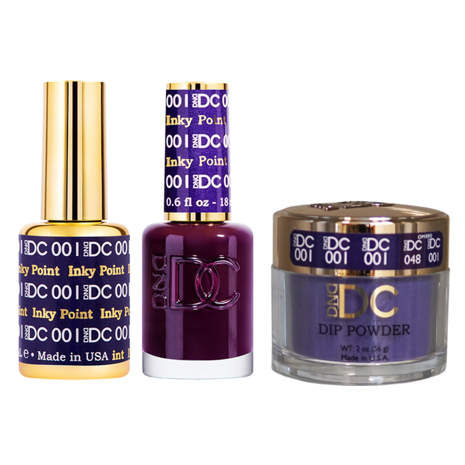 DND - DC Gel & Lacquer & Dip Trio (#01 - #70)