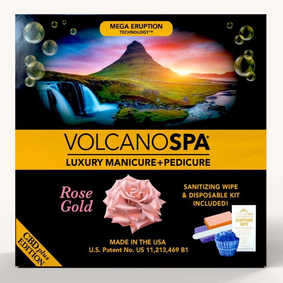 Volcano - Pedicure Deluxe 5in1 (Case 36 Boxes) - Rose Gold