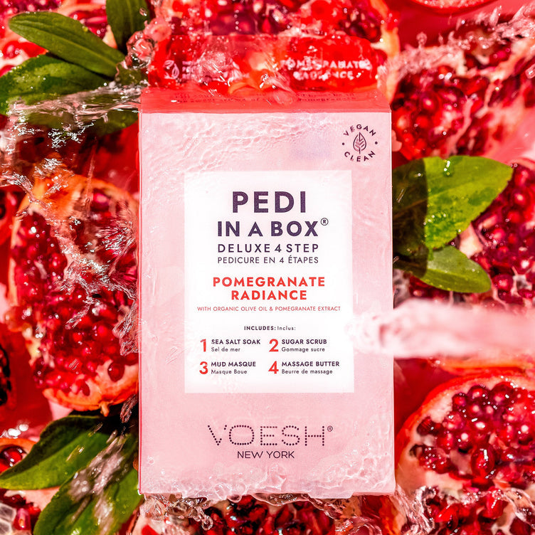 VOESH - Deluxe Pedicure 4in1 Case 50pcs - Pomegranate Radiance