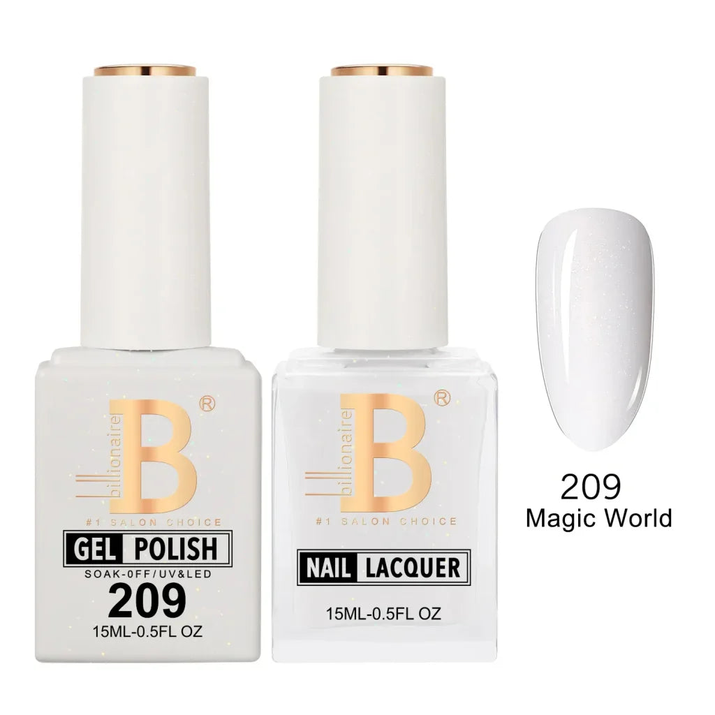 Billionaire Imperial Duo Matching Color Set – #201 - 256 Gel + Lacquer (0.5oz / 15ml)