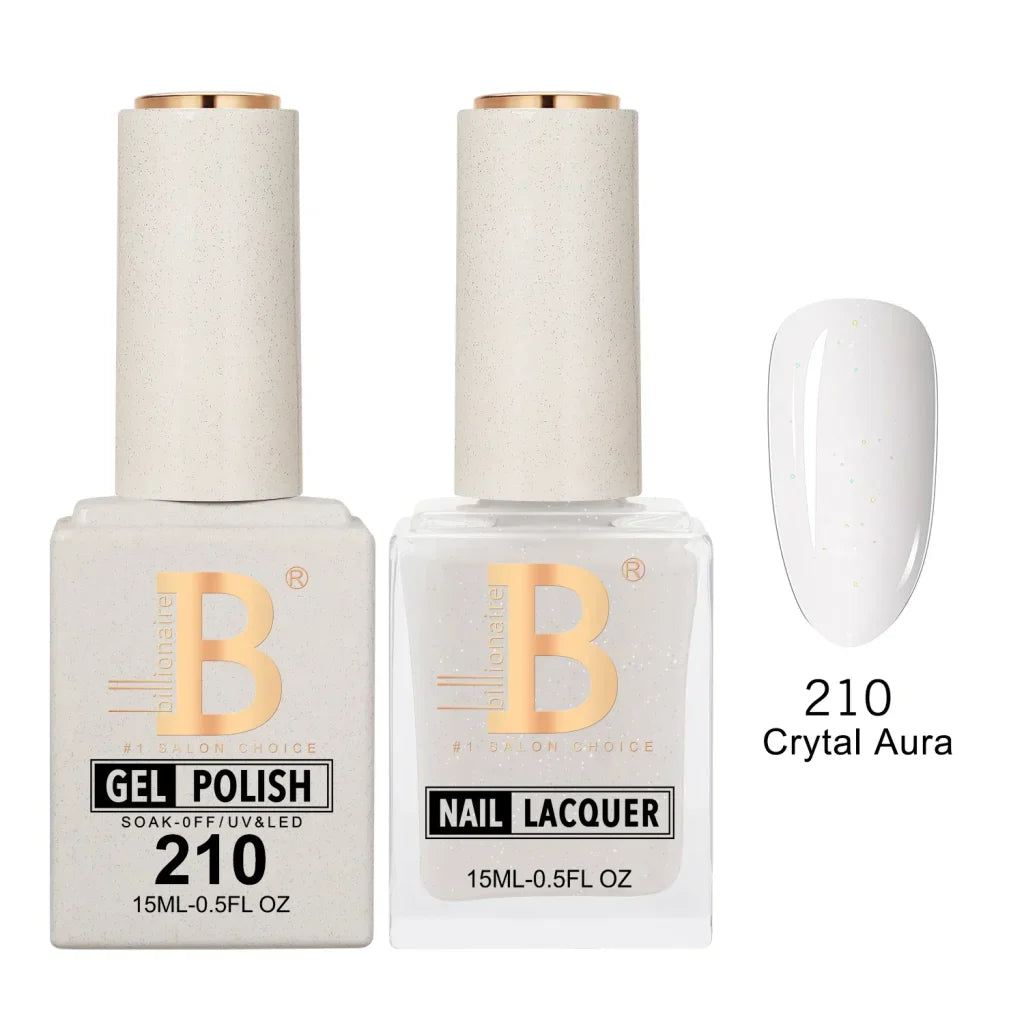 Billionaire Imperial Duo Matching Color Set – #201 - 256 Gel + Lacquer (0.5oz / 15ml)