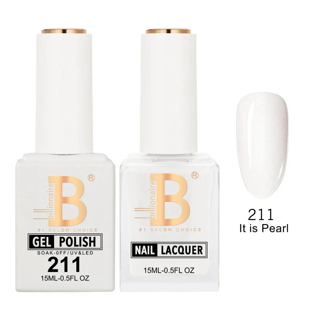 Billionaire Imperial Duo Matching Color Set – #201 - 256 Gel + Lacquer (0.5oz / 15ml)
