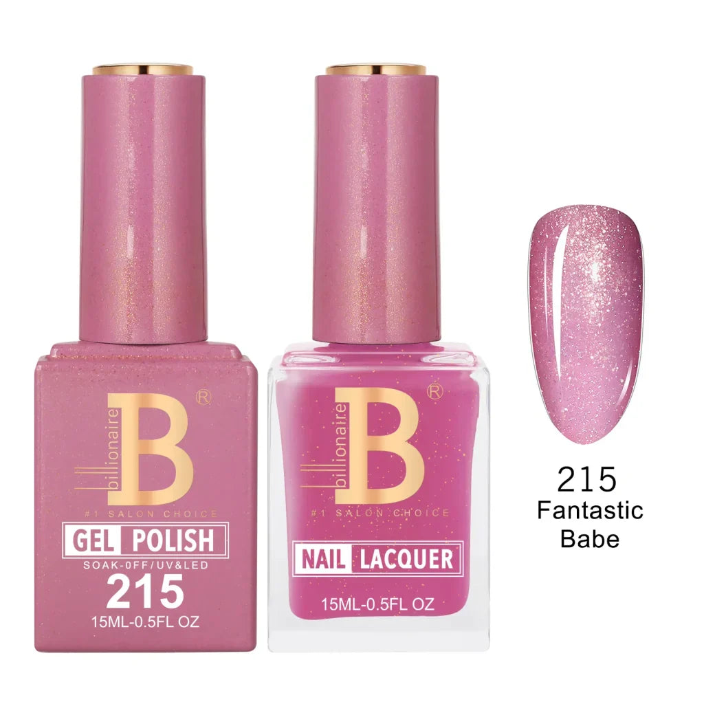 Billionaire Imperial Duo Matching Color Set – #201 - 256 Gel + Lacquer (0.5oz / 15ml)