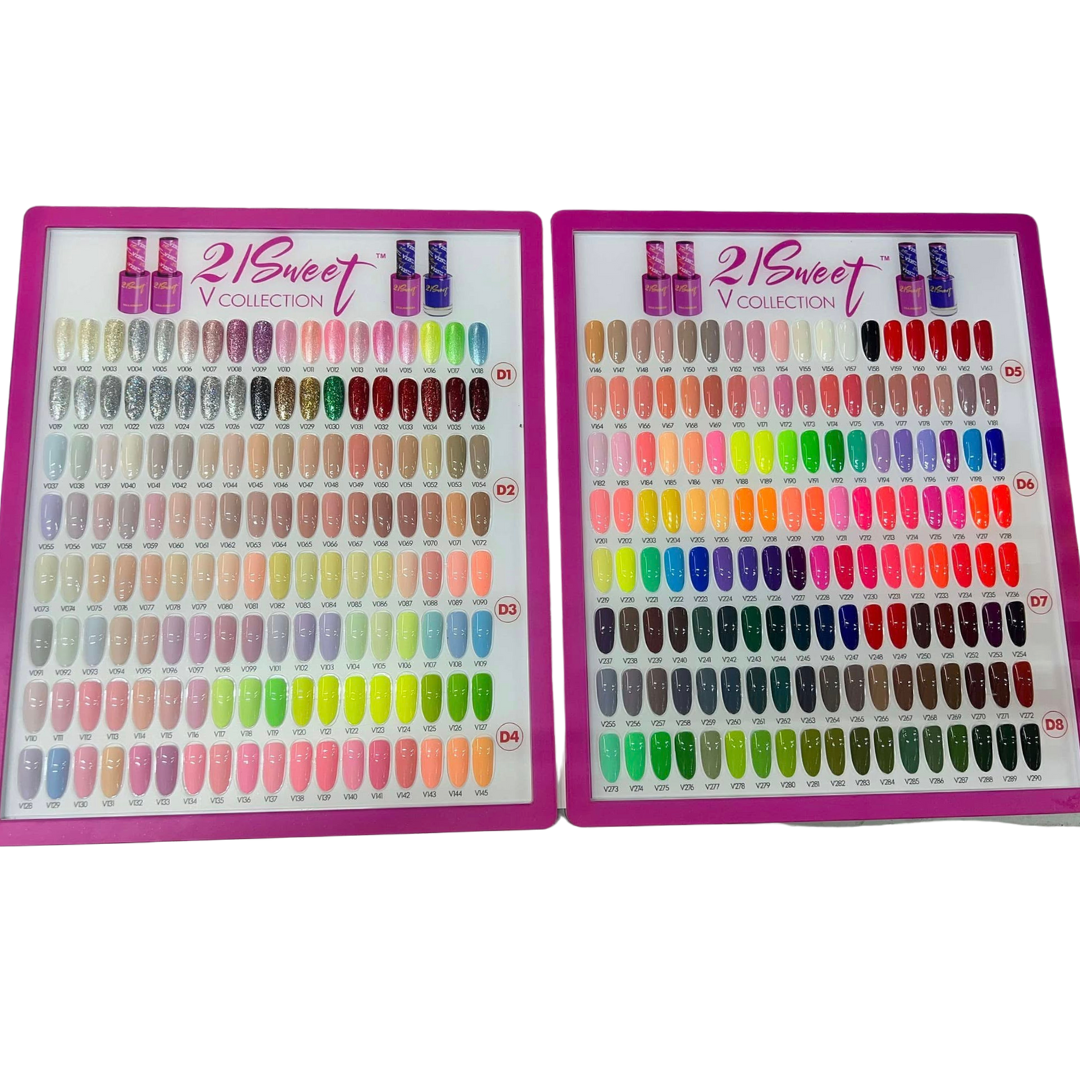 21Sweet - Gel & Lacquer Duo (#101 - #200) - NEW 2024