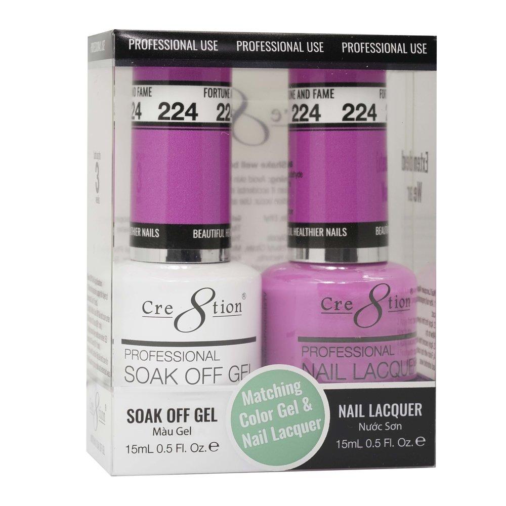Cre8tion - Gel & Lacquer Solid Duo (#217 - #288)