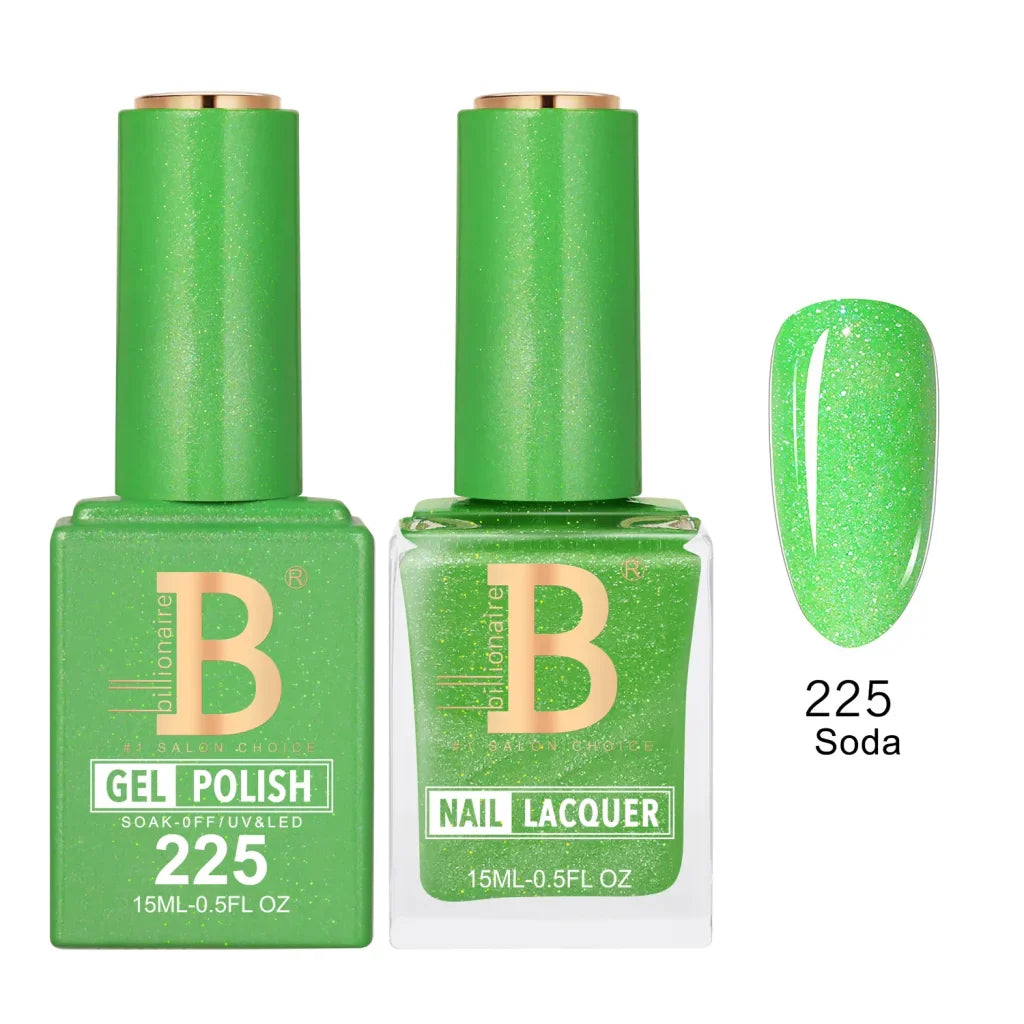 Billionaire Imperial Duo Matching Color Set – #201 - 256 Gel + Lacquer (0.5oz / 15ml)