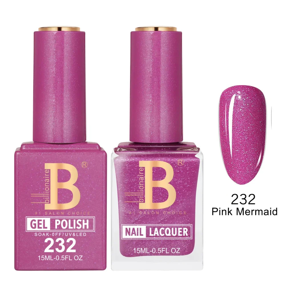 Billionaire Imperial Duo Matching Color Set – #201 - 256 Gel + Lacquer (0.5oz / 15ml)