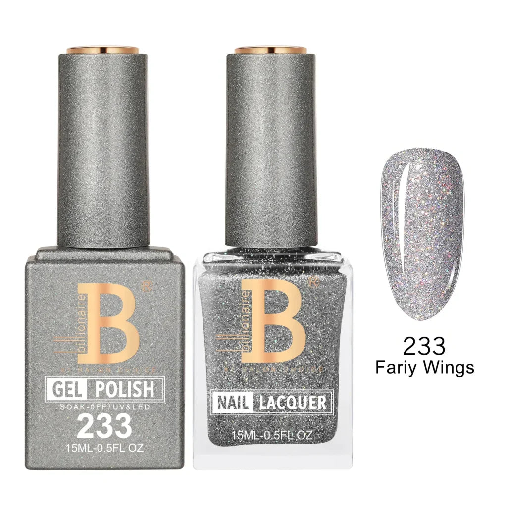 Billionaire Imperial Duo Matching Color Set – #201 - 256 Gel + Lacquer (0.5oz / 15ml)