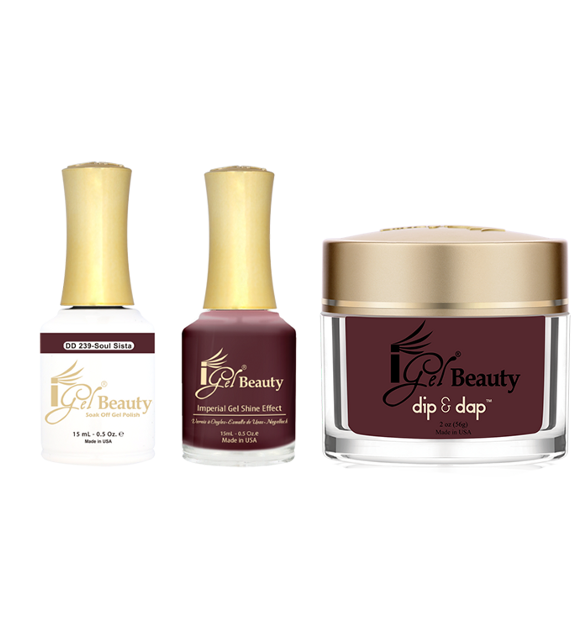 IGel - Gel & Lacquer & Dip Trio (#DD160 - #DD247)