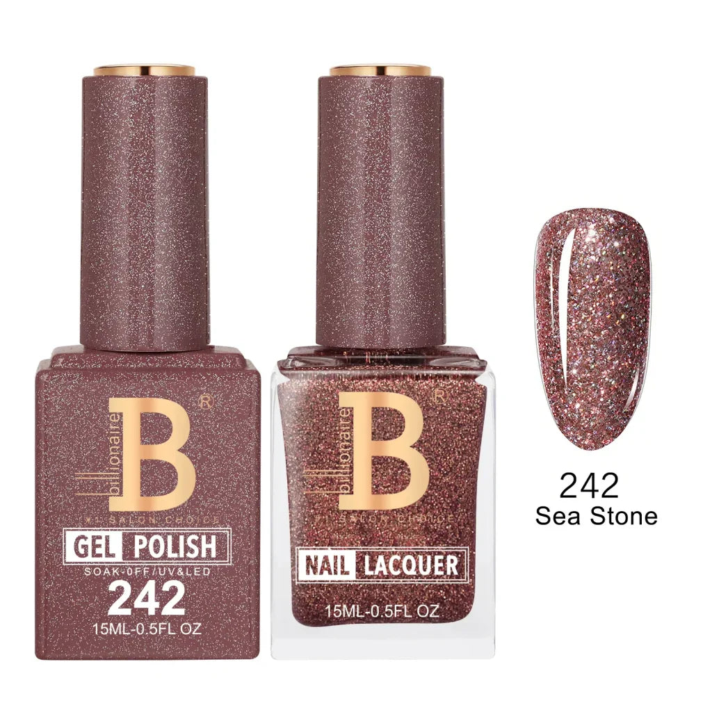 Billionaire Imperial Duo Matching Color Set – #201 - 256 Gel + Lacquer (0.5oz / 15ml)
