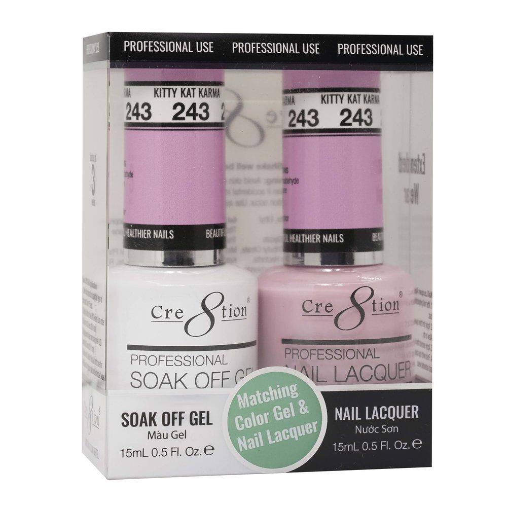 Cre8tion - Gel & Lacquer Solid Duo (#217 - #288)